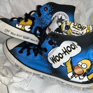 Converse Blue Simpsons High-Tops